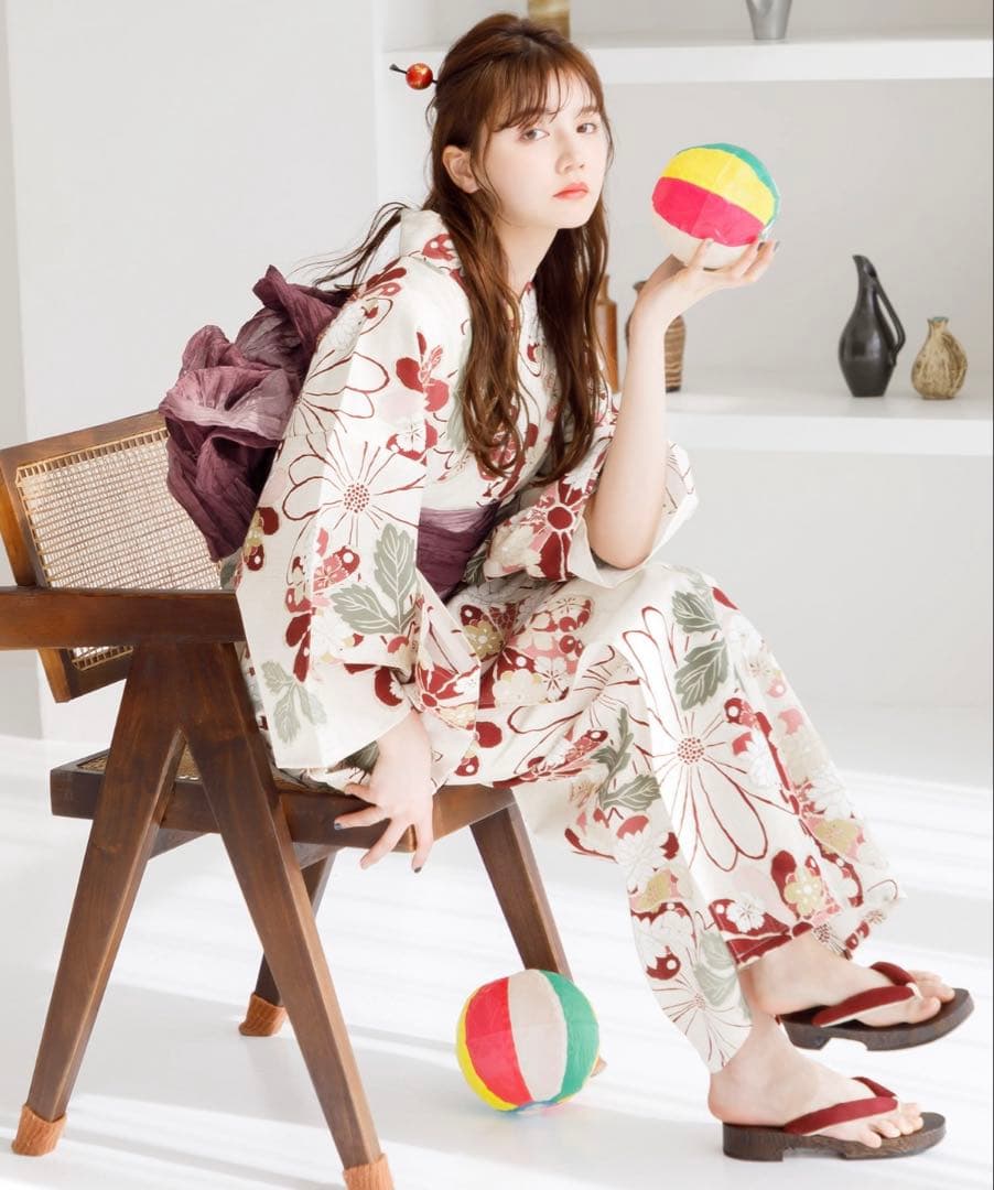 Dita 浴衣 京緋色の古典菊 2023年 Dita♥ 先行予約 浴衣カタログ