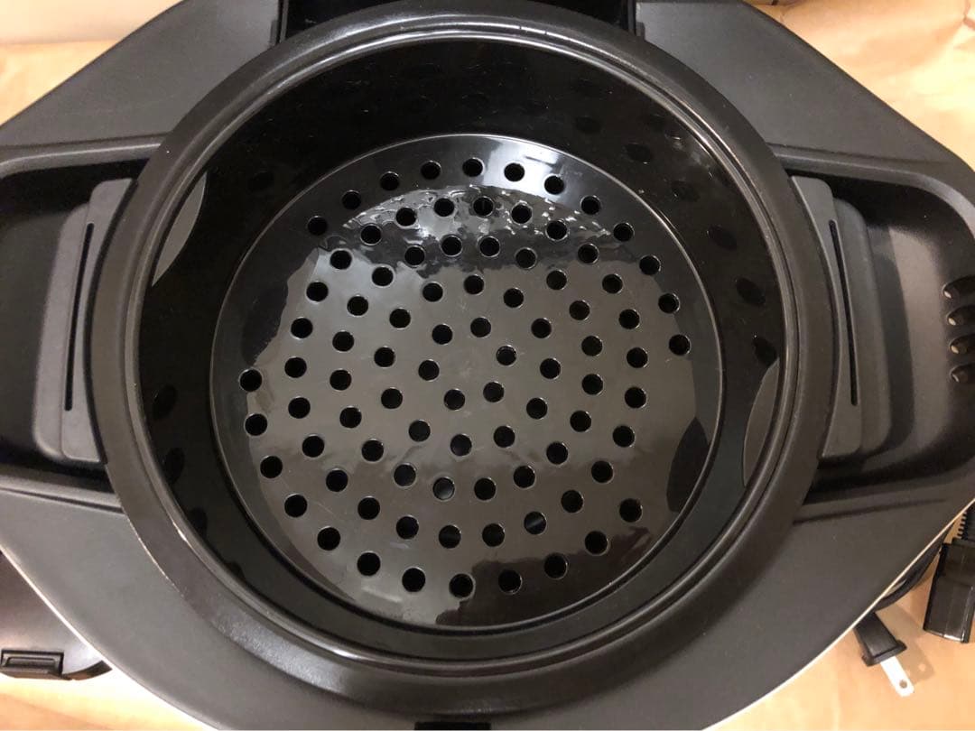 シャープ　HEALSiO 水なし自動調理鍋 KN-HW16G-W 1.6L