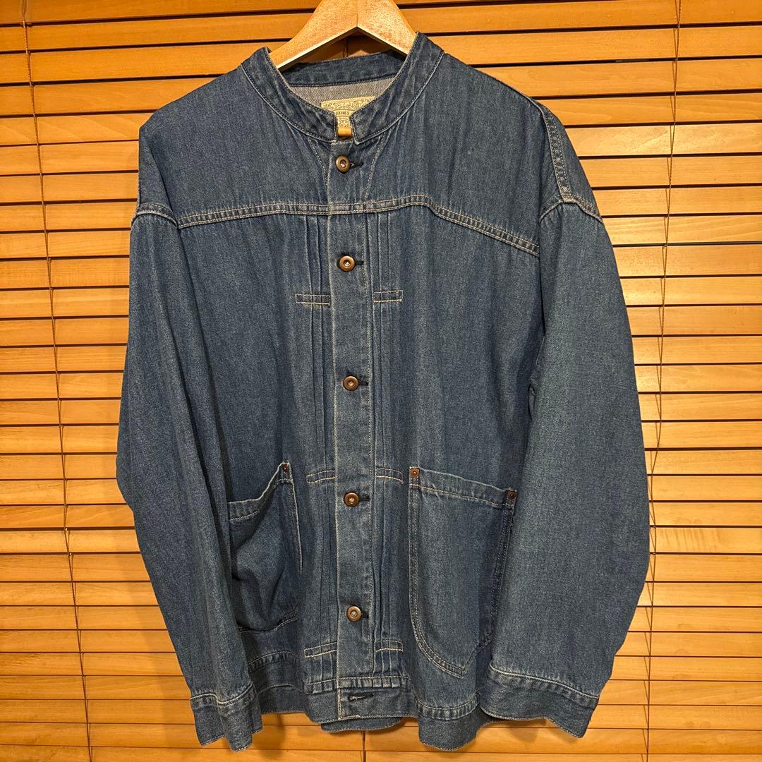 ゴーヘンプ　デニムジャケット　カバーオール　M GO HEMP カバーオールジャケット｜セレクトショップ lotusleaf