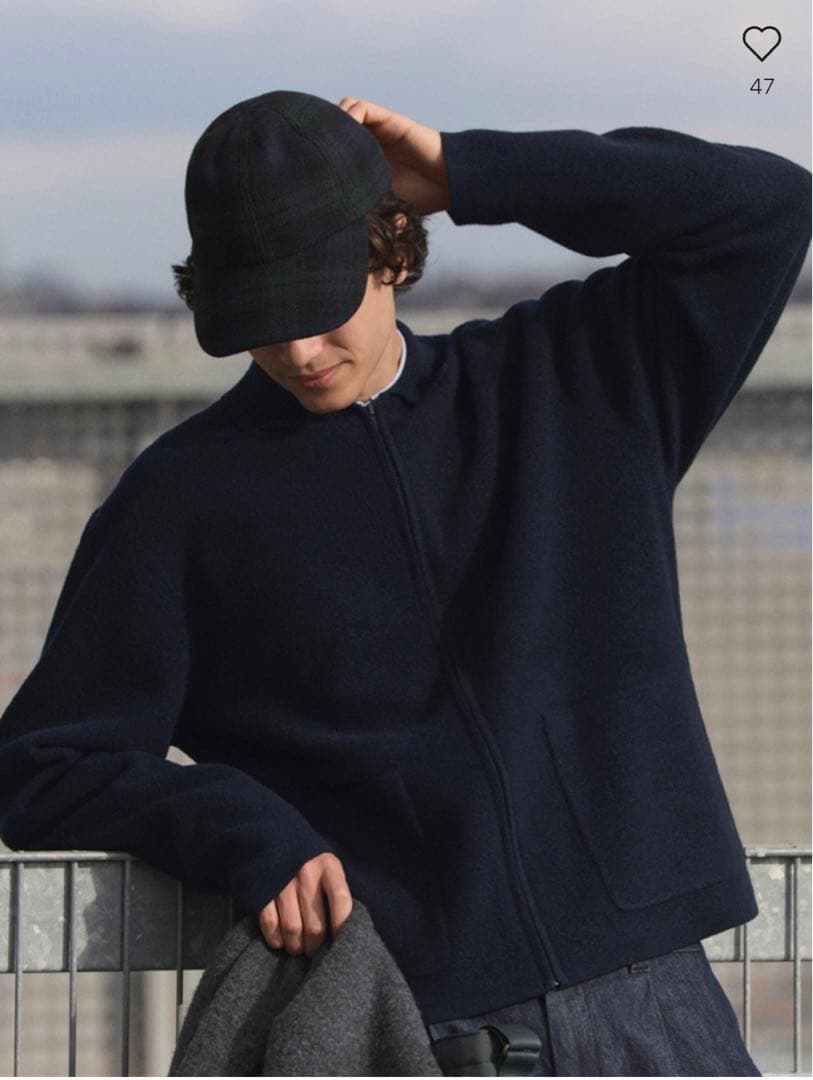UNIQLO ユニクロ C ニットフルジップジャケット ニットジャケット