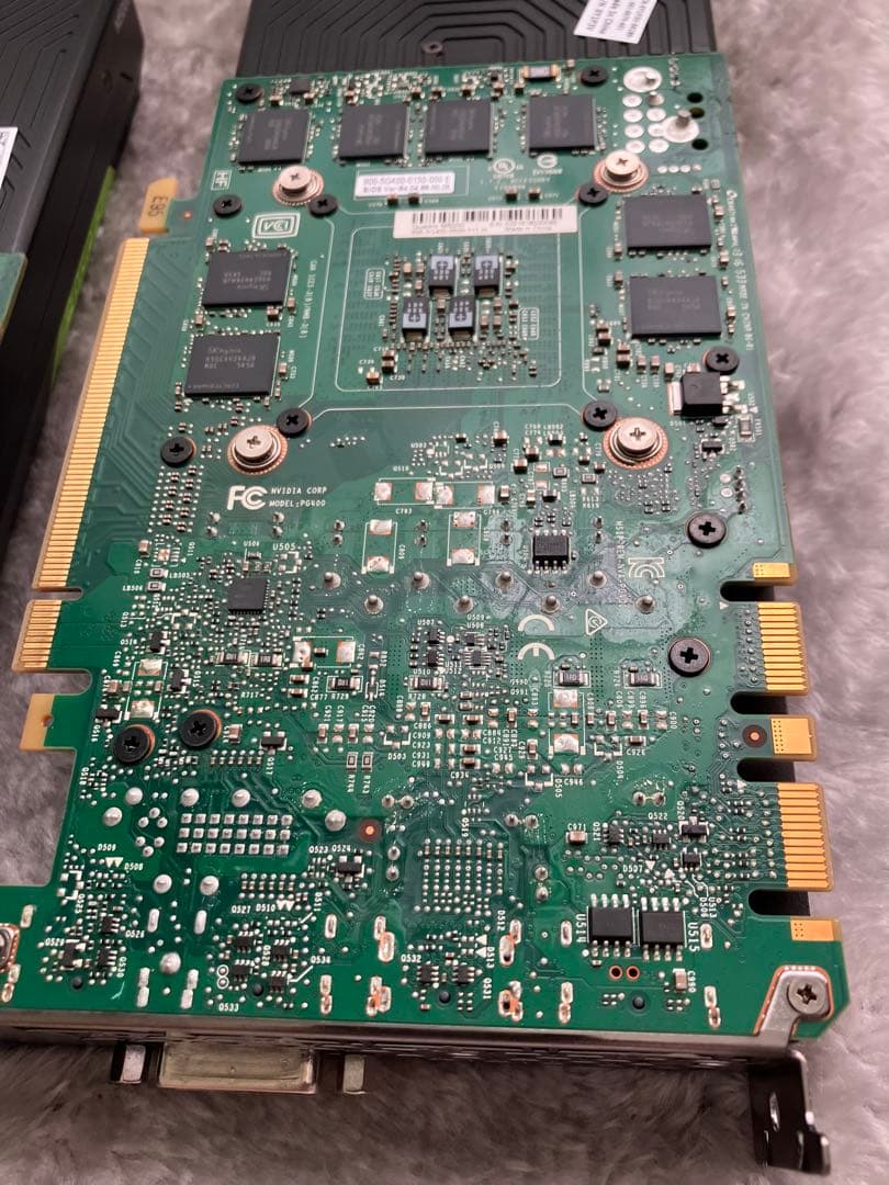 NVIDIA Quadro M5000 2個セット正常動作取り外し中古美品 D10