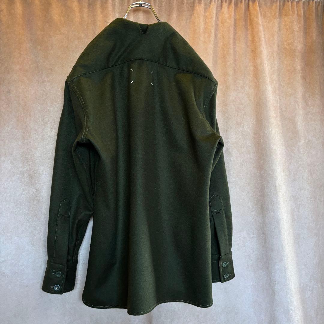 Maison Margiela ウールシャツ イタリア製 ネルシャツ