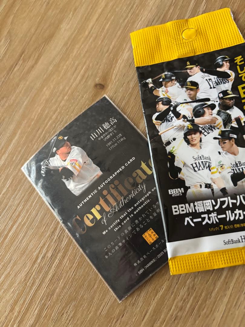 BBM 2025 シルバー直筆サイン 山川穂高 ソフトバンクホークス 3枚限定