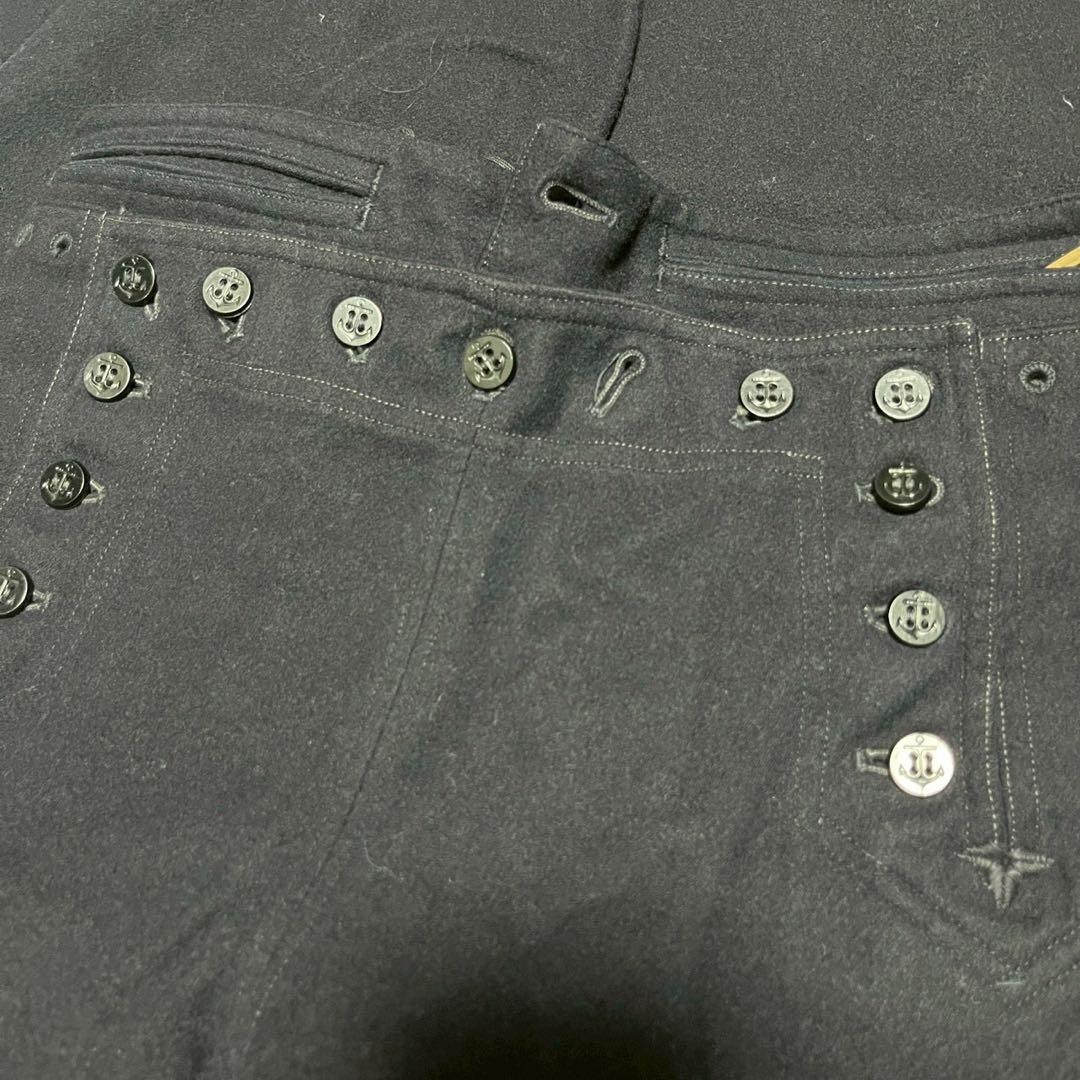 40s アメリカ海軍 ウールセーラーパンツ 巻きパン シーレス 大戦期 WW2