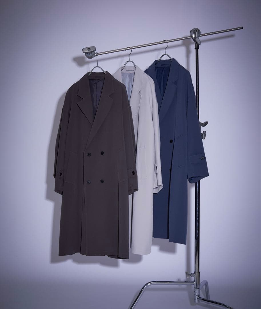 スムースタッチダブルチェスターコート