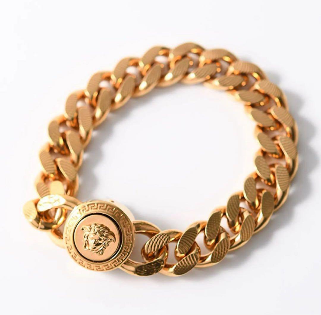 versace ブレスレット　ゴールド メドゥーサ ブレスレット ゴールド | VERSACE JP