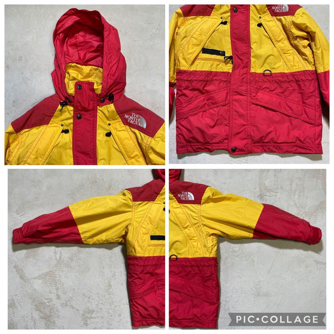 90's ノースフェイス SKI WEAR セットアップ 刺繍ロゴ L相当
