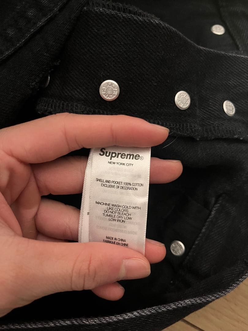 パンツ Supreme Regular Jean \"Black\" (24FW)
