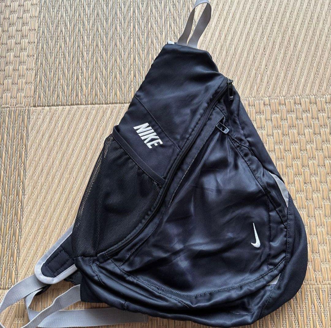 90s old Nike ワンショルダーバック スリング ショルダ ブラック 黒