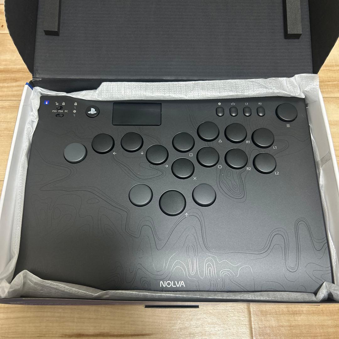 NOLVA メカニカル全ボタンアーケードコントローラー PS5対応｜