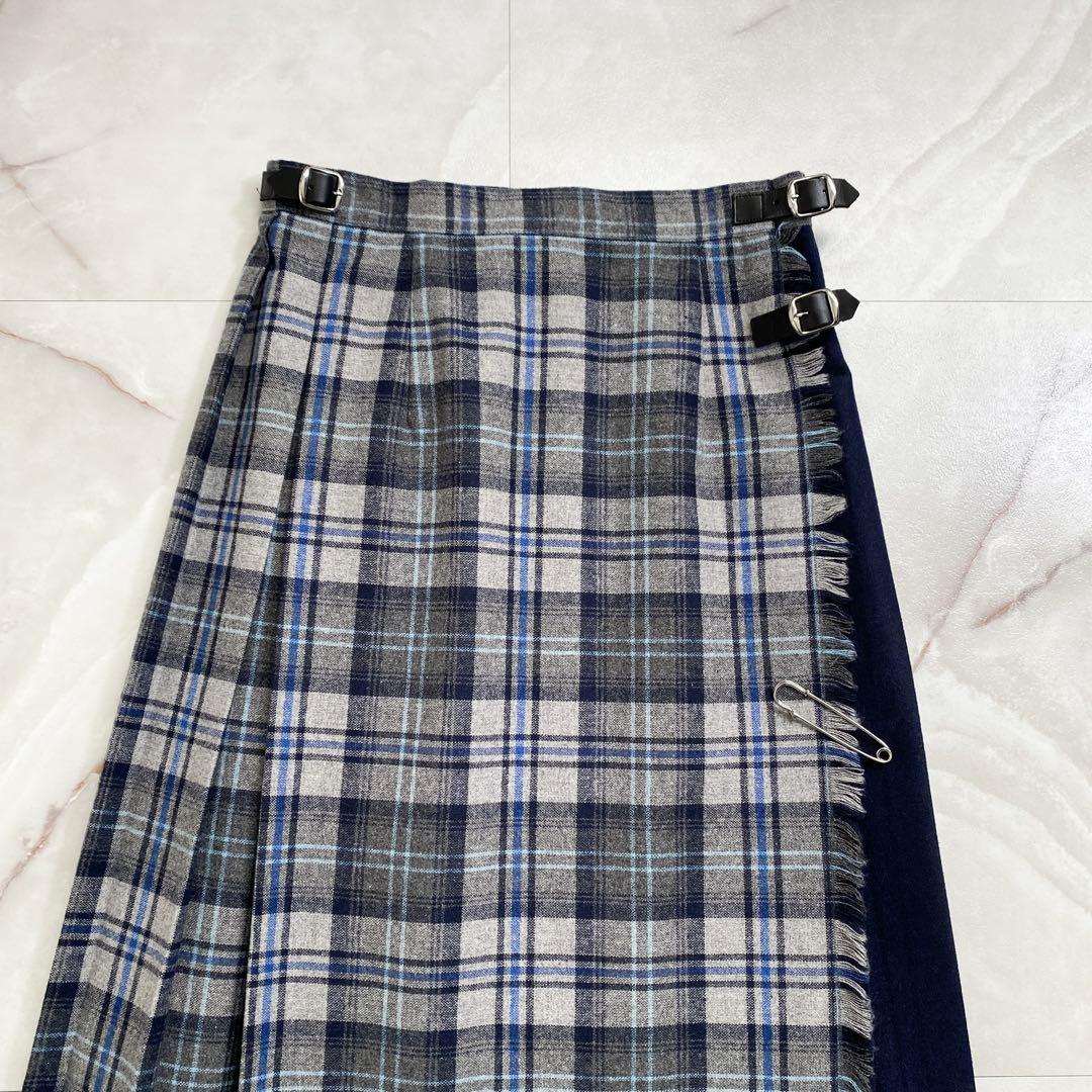 T18364 美品 オニールオブダブリン Dessin ラップスカート 2