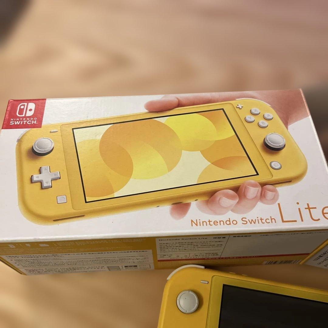 Nintendo Switch Lite 本体 イエロー 充電器・箱付き