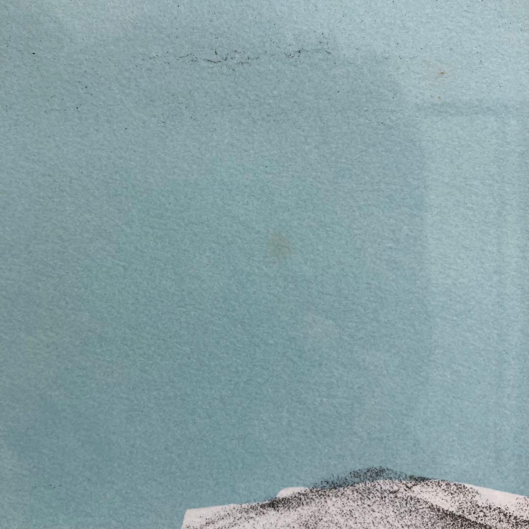 真作保証】香月泰男「摩周湖」リトグラフ 直筆サイン 100部限定 版画