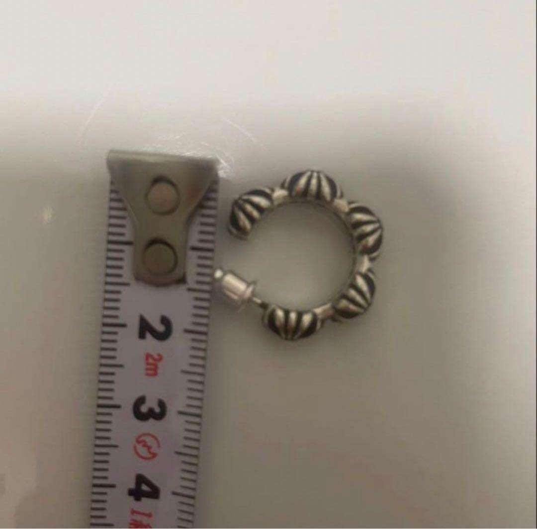 CHROME HEARTS シルバー925 SBTクロスバンドフープピアス 片耳 - メルカリ