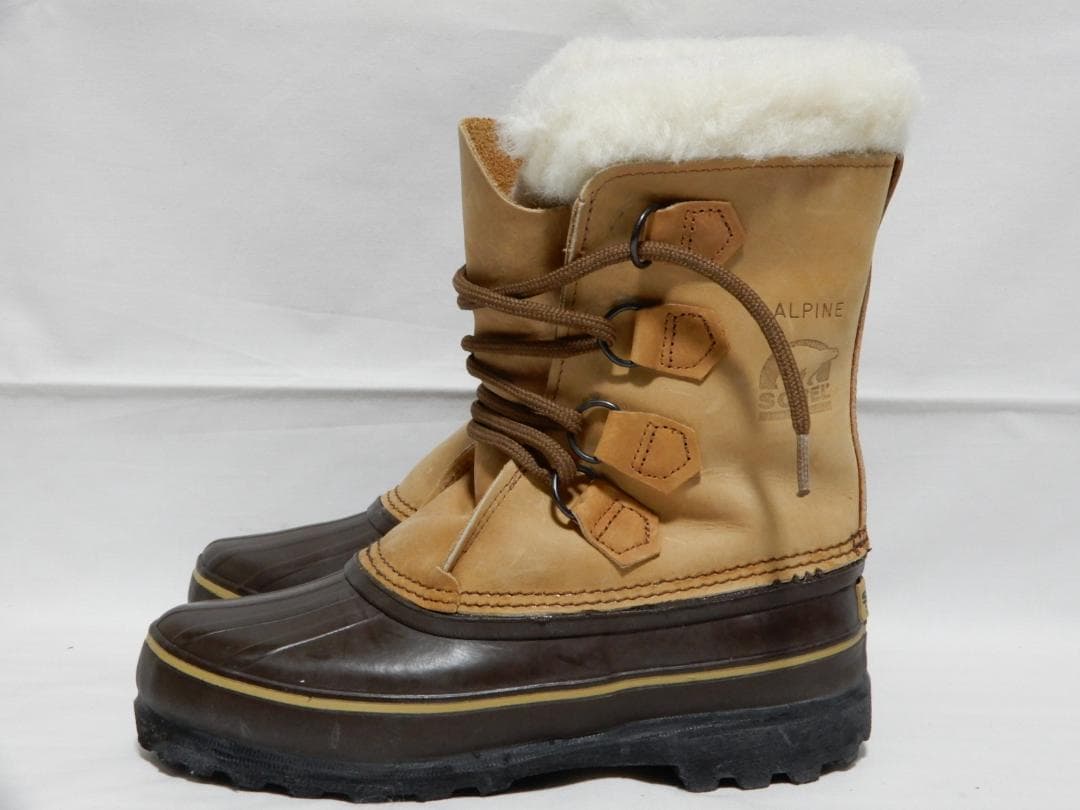70's カナダ製 SOREL アルパイン スノーブーツ 24㎝ 試用程度美品