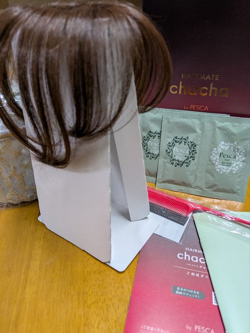 ペスカ ヘアメイト チャチャ chacha ウィッグ ライトブラウン ショート