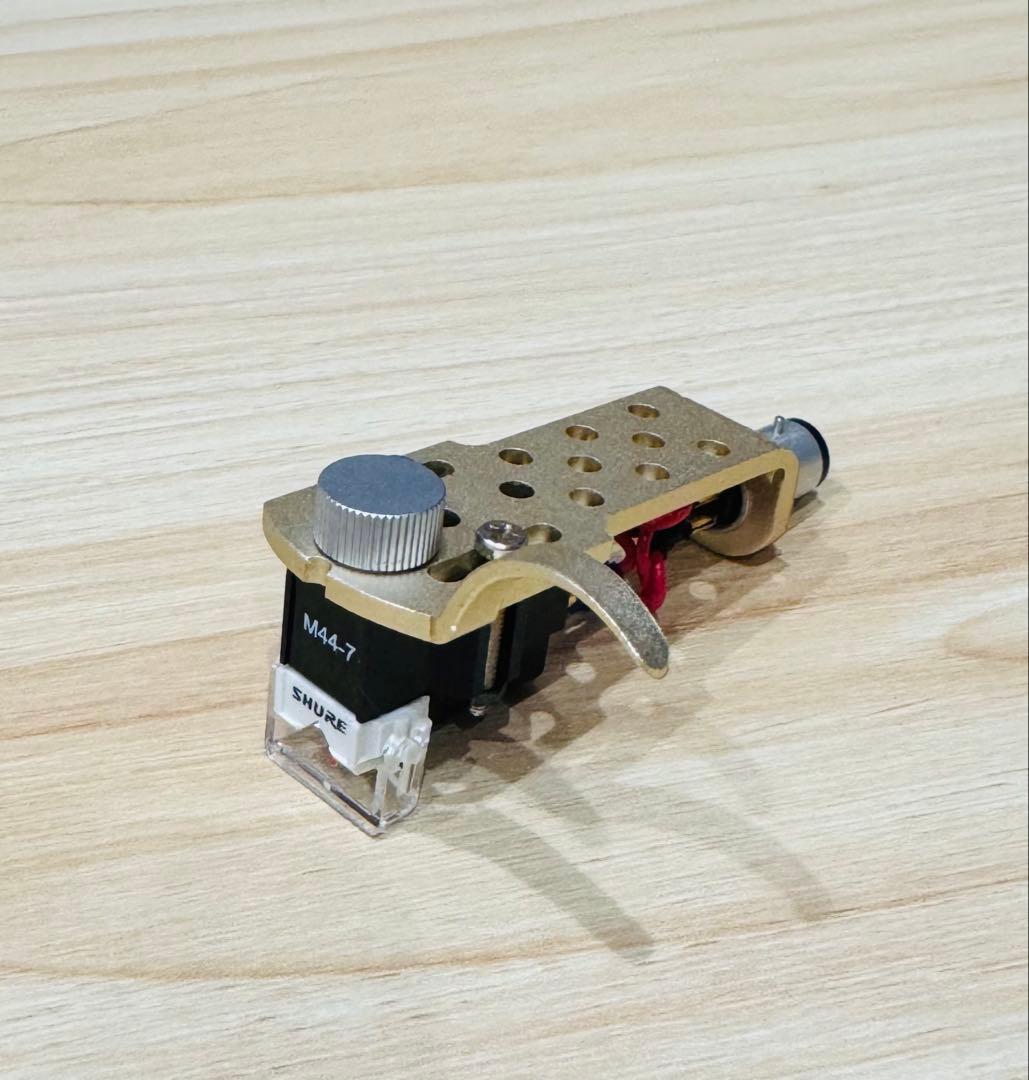 SHURE M44-7 カートリッジ ヘッドシェル付 M447,SHURE M447,レコード,レコード針,針,カートリッジ,シュアー