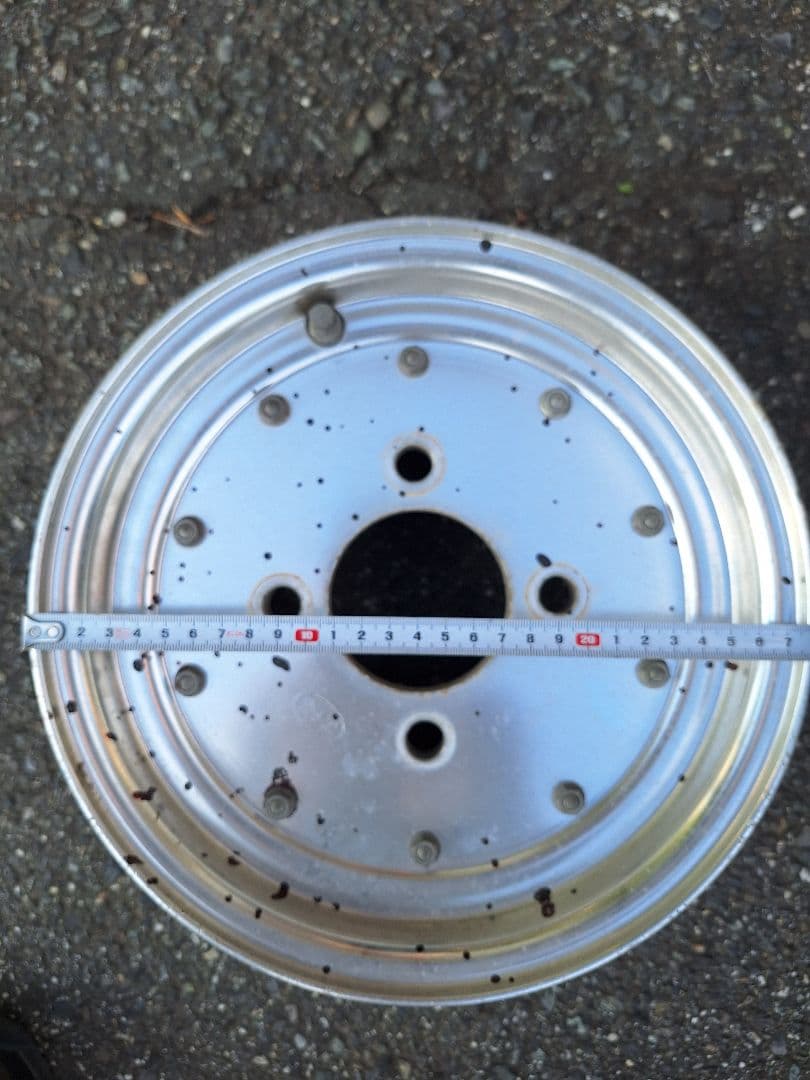 早い者勝ち‼️10㌅ マークI セット 4.5j 4H PCD110ハブ径74㍉