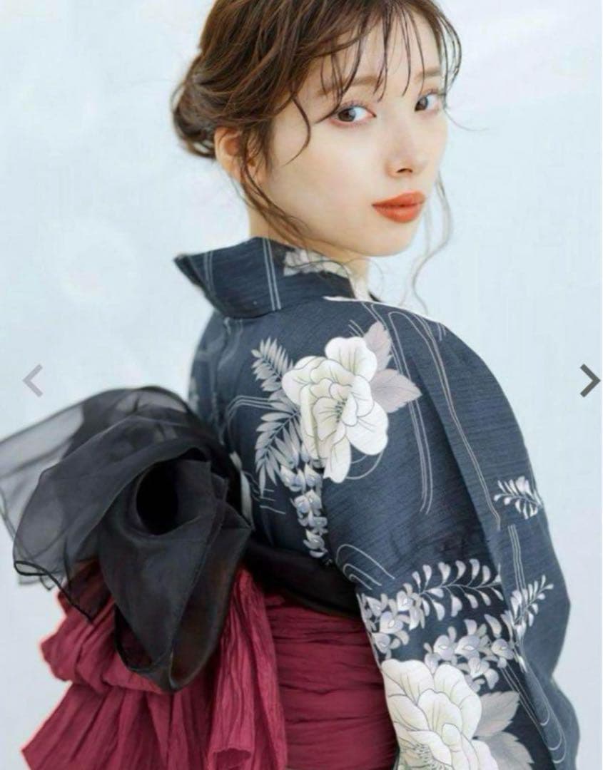 dita 浴衣 凪の藤ながれ 浴衣・兵児帯・下駄セット 楽天市場】浴衣 5点セット レディース 簡単 2025（ゆかた・しわ兵児帯