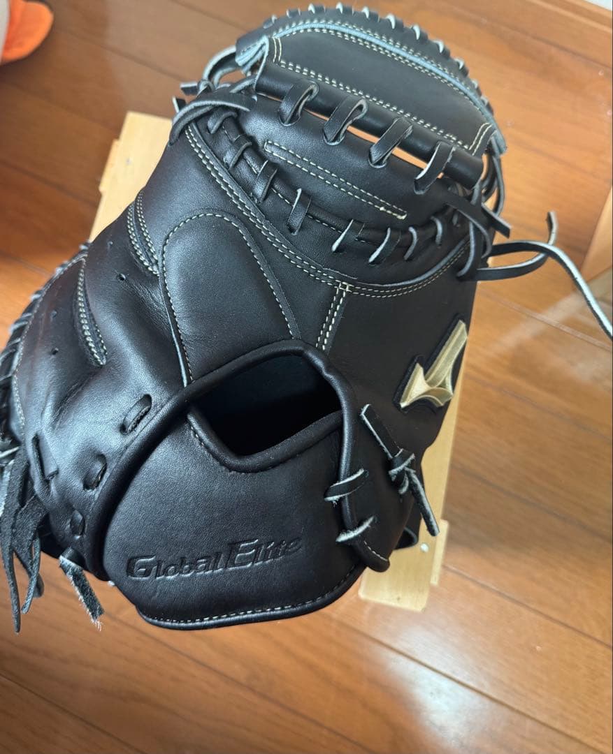 Mizuno 硬式キャッチャーミット田原さん買って1AJCH26420 黒 - メルカリ