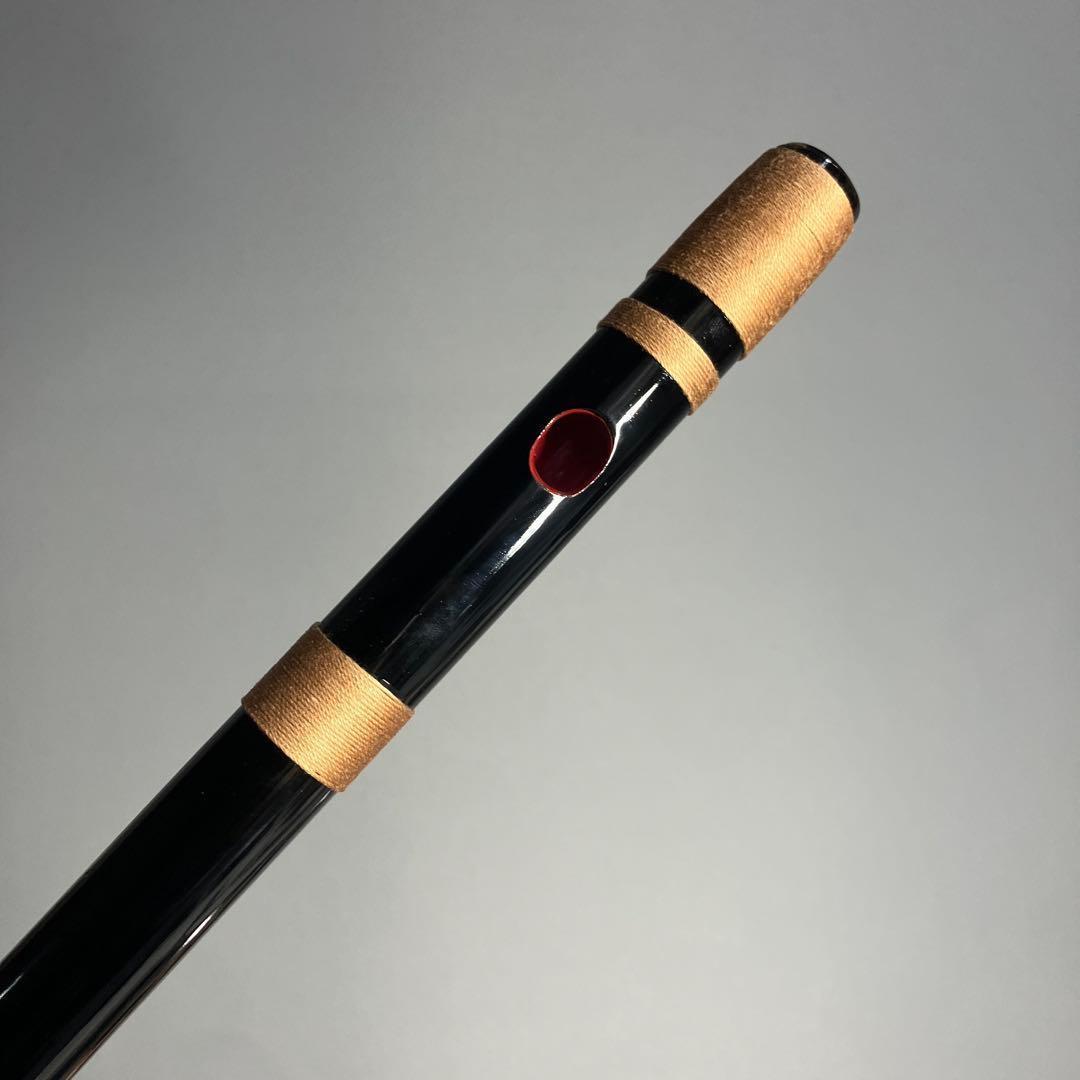 篠笛七本調子 B菅】ドレミ調 天地糸巻西洋音階 竹笛 和楽器