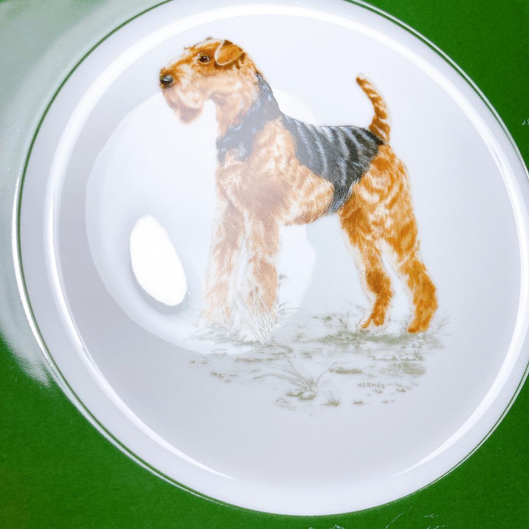 エルメス Herms 八角 プレート エアデールテリア |3094| - メルカリ