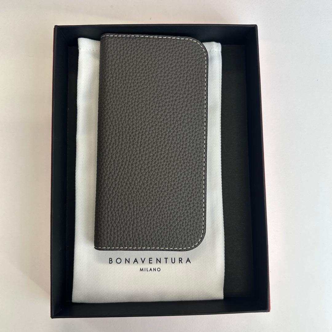 BONAVENTURA グレー 手帳型ケース iPhone17pro - メルカリ