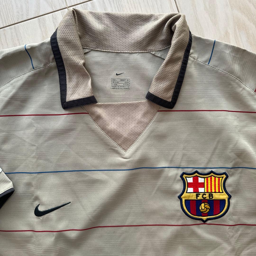 バルセロナ/03-04/アウェイ 3rd ユニフォーム/ナイキ/Lサイズ - メルカリ