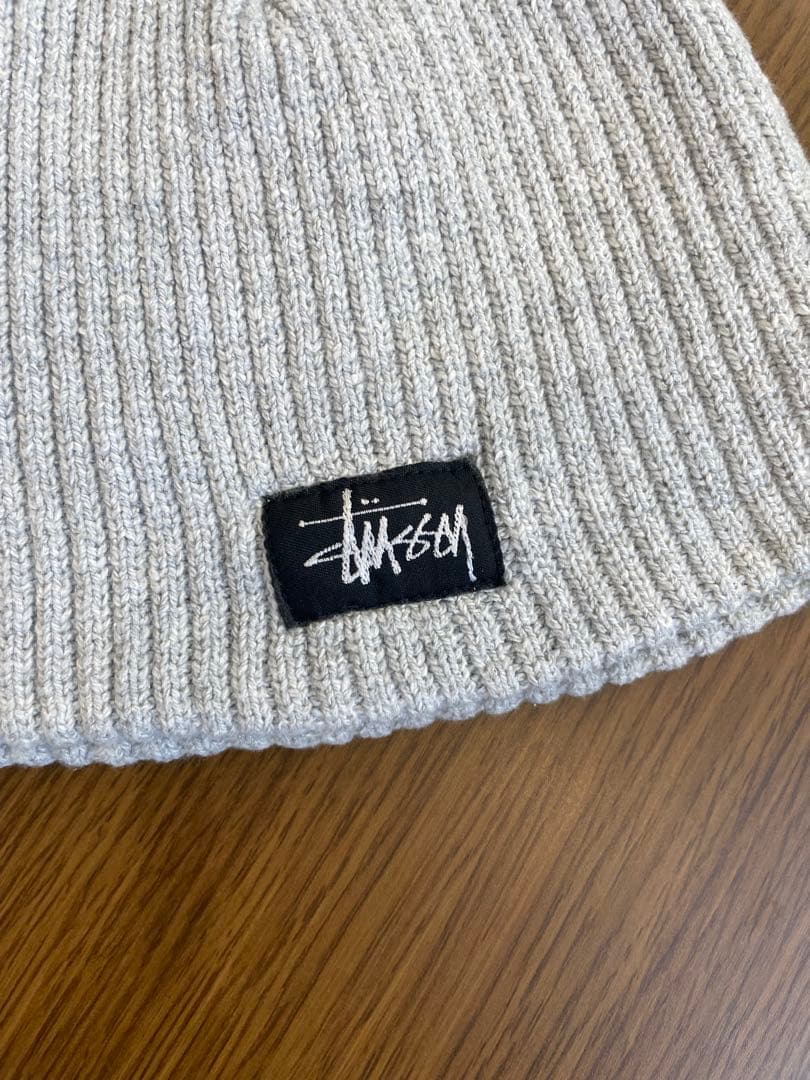 Made In USA” old stussy 紺タグ ロゴ ビーニー 90s - メルカリ