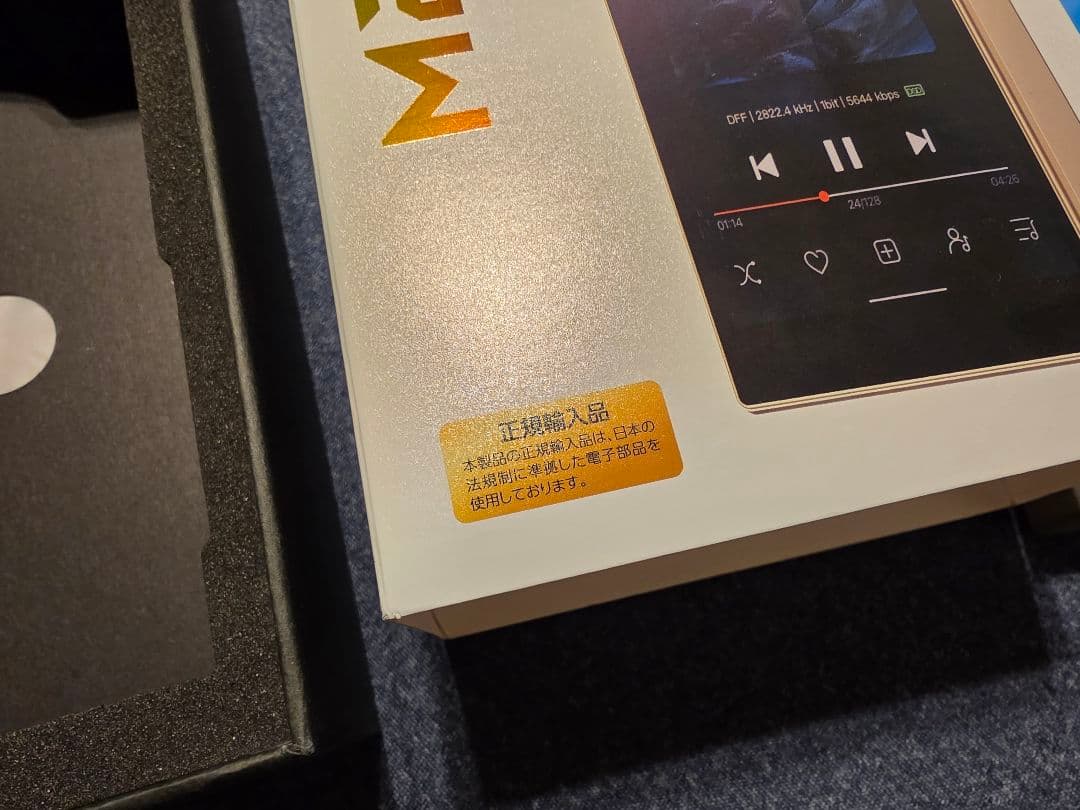 FiiO M21 Titanium Gold 保証書/ケーブル/micro SD オンライ