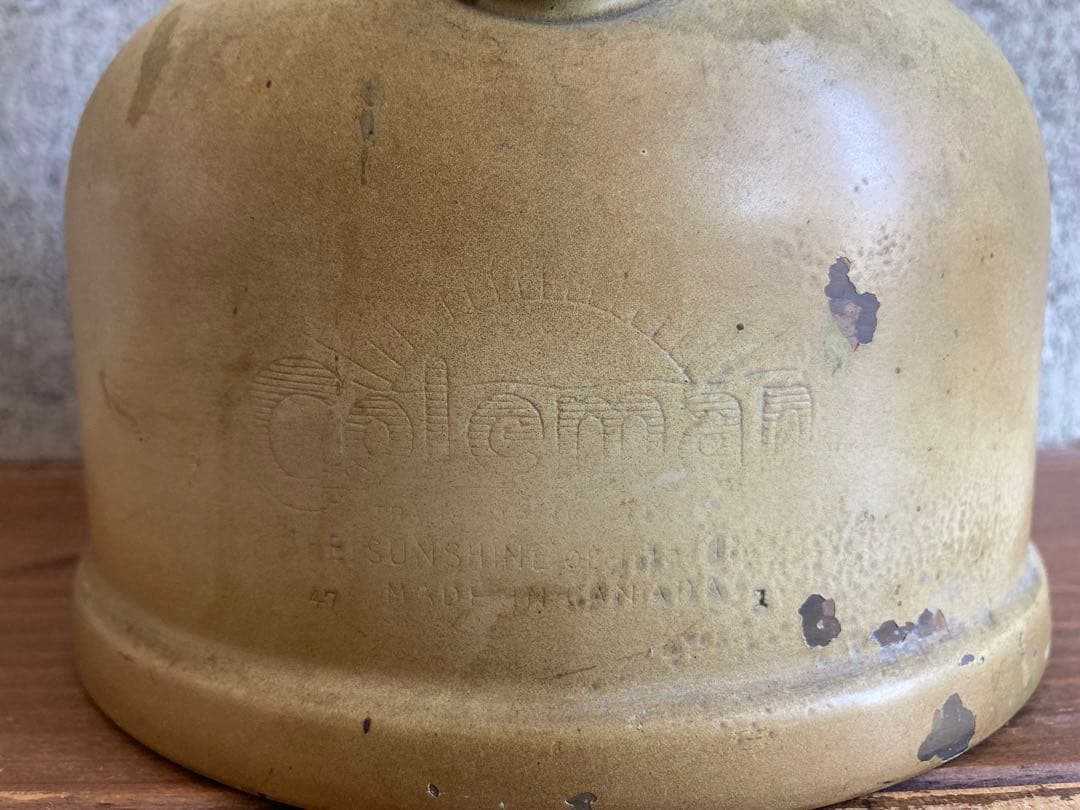 1947年1月製造 コールマン テーブルランプ 修理用 - メルカリ