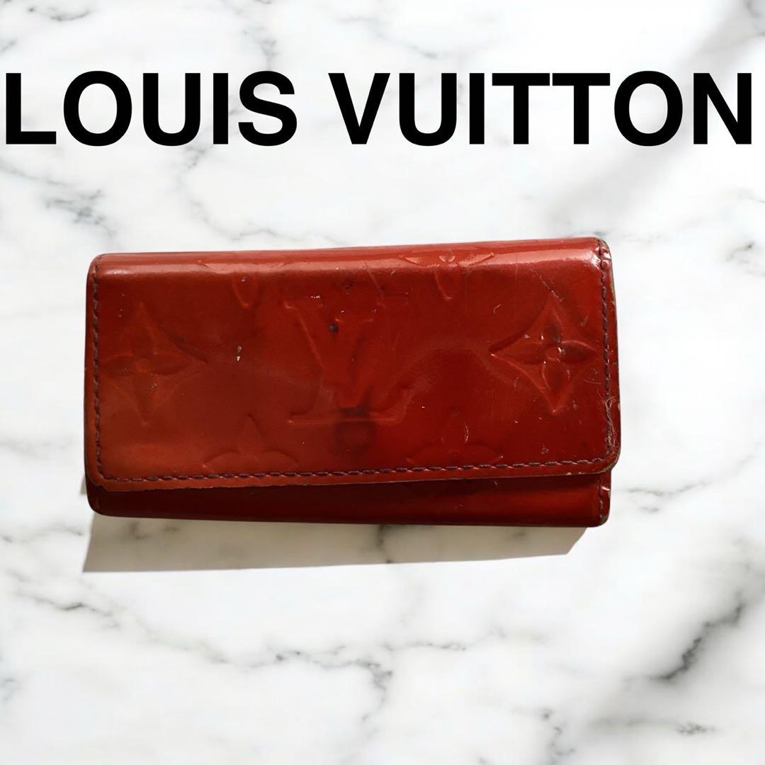 LOUIS VUITTON 】 ヴェルニ 4連キーケース レッド - 小物オンライン セール