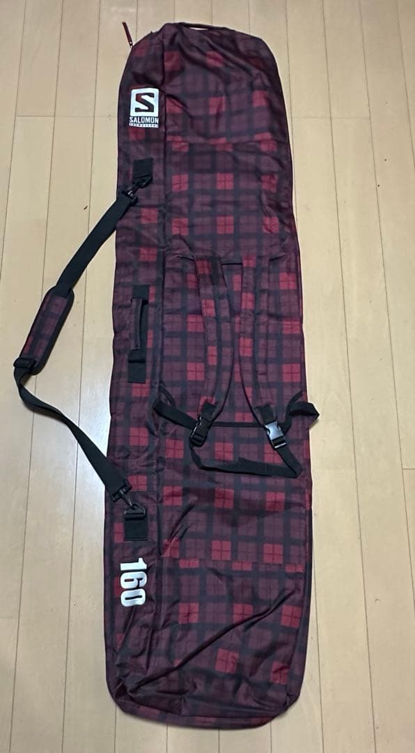 チェック柄スノーボードバッグ 約160cm