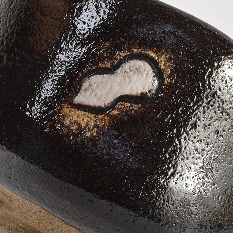 茶道具 木津喜楽造 六瓢文 黒楽茶碗 前大徳 柳生紹尚書付