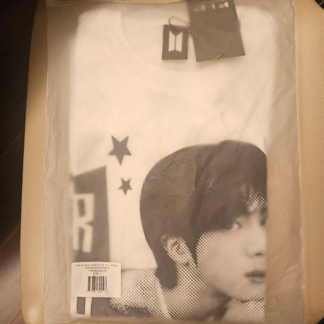 Jin LA Pop-up S/S T-shirt Lサイズ Jin LA Pop-up Tシャツ Lサイズ ショッパー付き Jin LA Pop-up Tシャツ