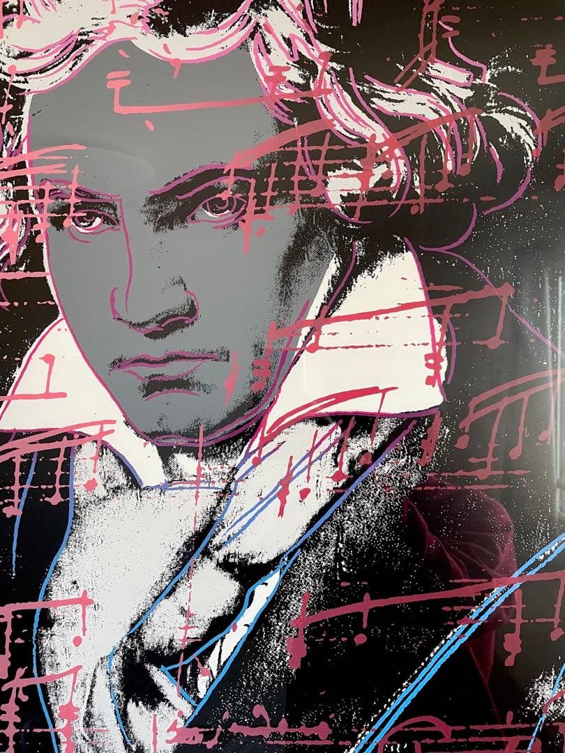 Andy Warhol ベートーヴェンBeethovenシルクスクリーンPINK F