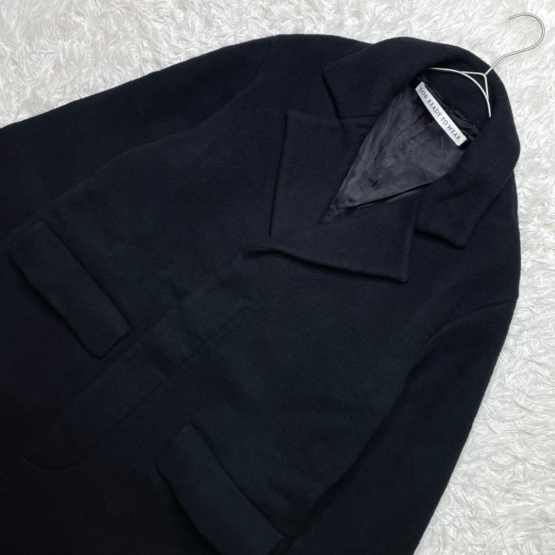 soe READY TO WEAR ウールナイロンチェスターコート ソーイ