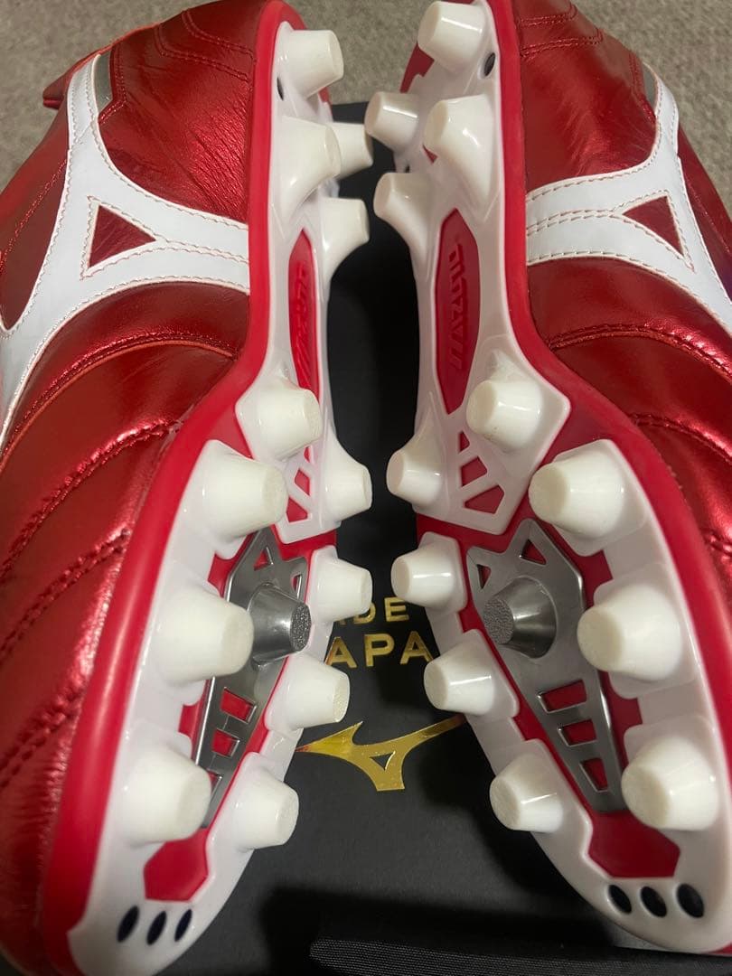 ミズノ モレリア II JAPAN (レッド×ホワイト) 25.5cm