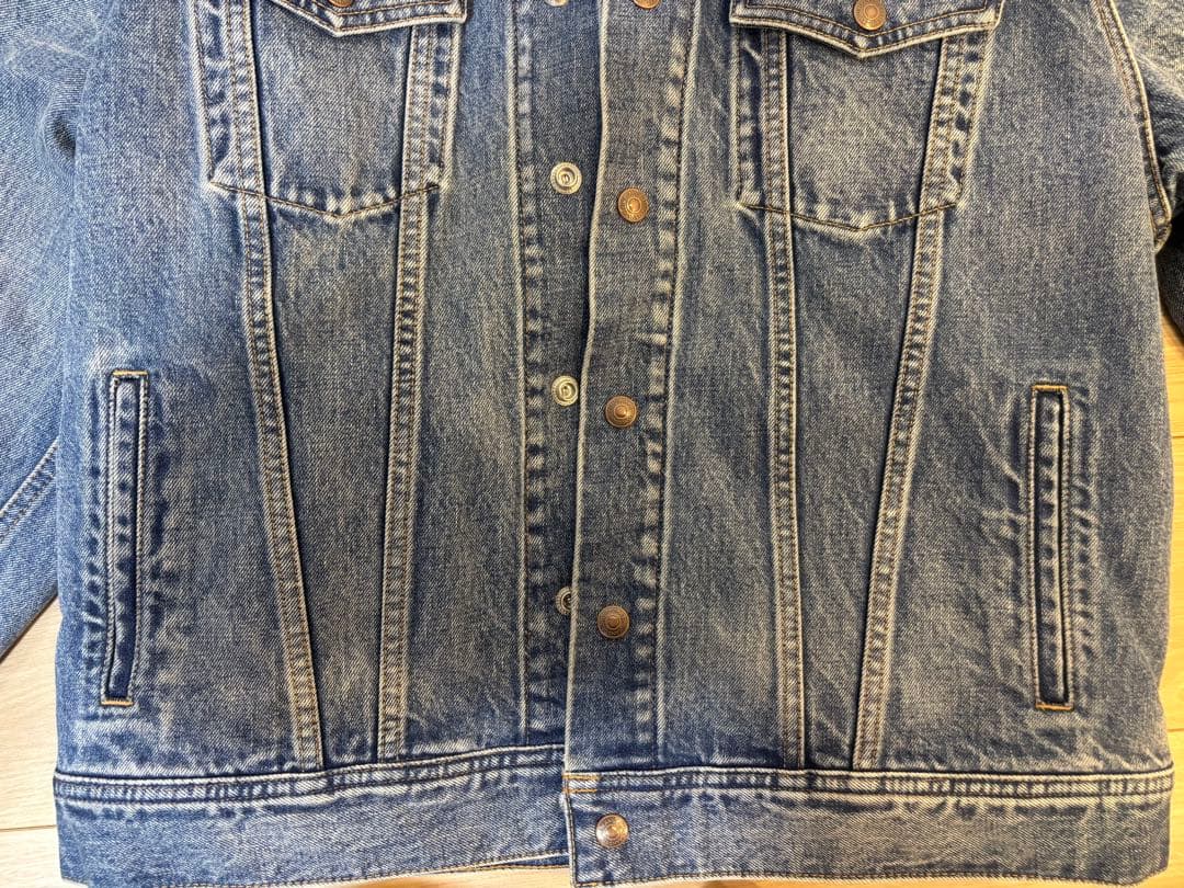 CELINE デニムジャケット 裏地ボア ハンガー付き - メルカリ