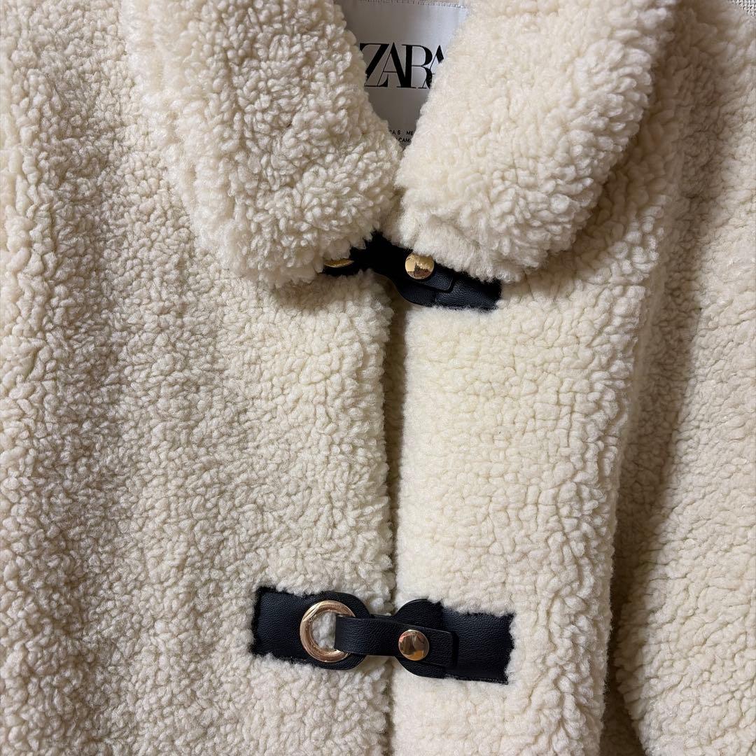 ZARA トグル テディベアコート - メルカリ