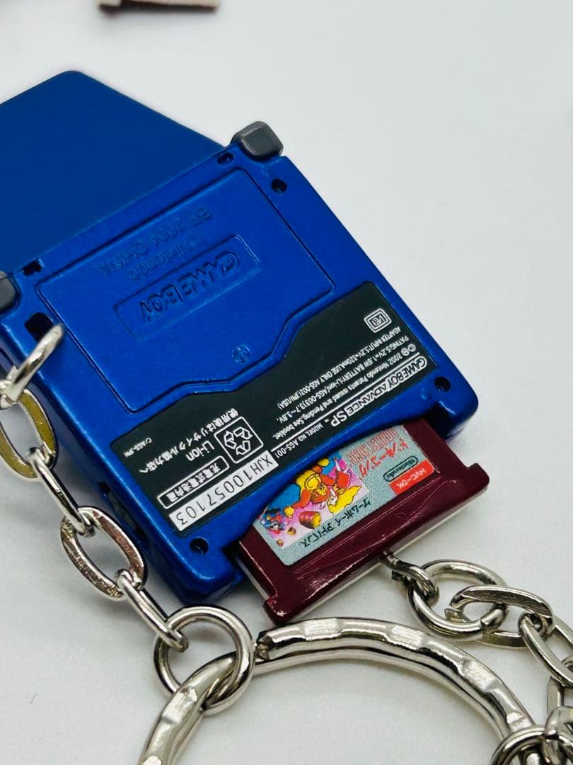 n*♪様 ゲームボーイアドバンスSP 4個セット キーホルダー カセット