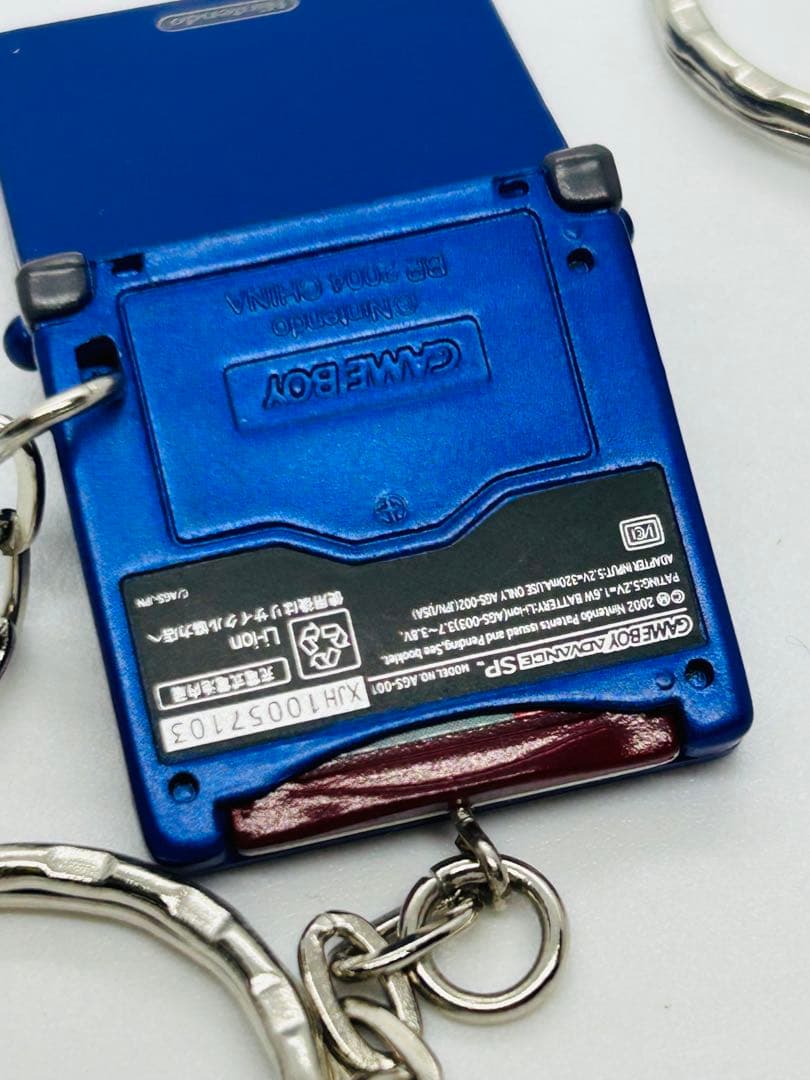 n*♪様 ゲームボーイアドバンスSP 4個セット キーホルダー カセット