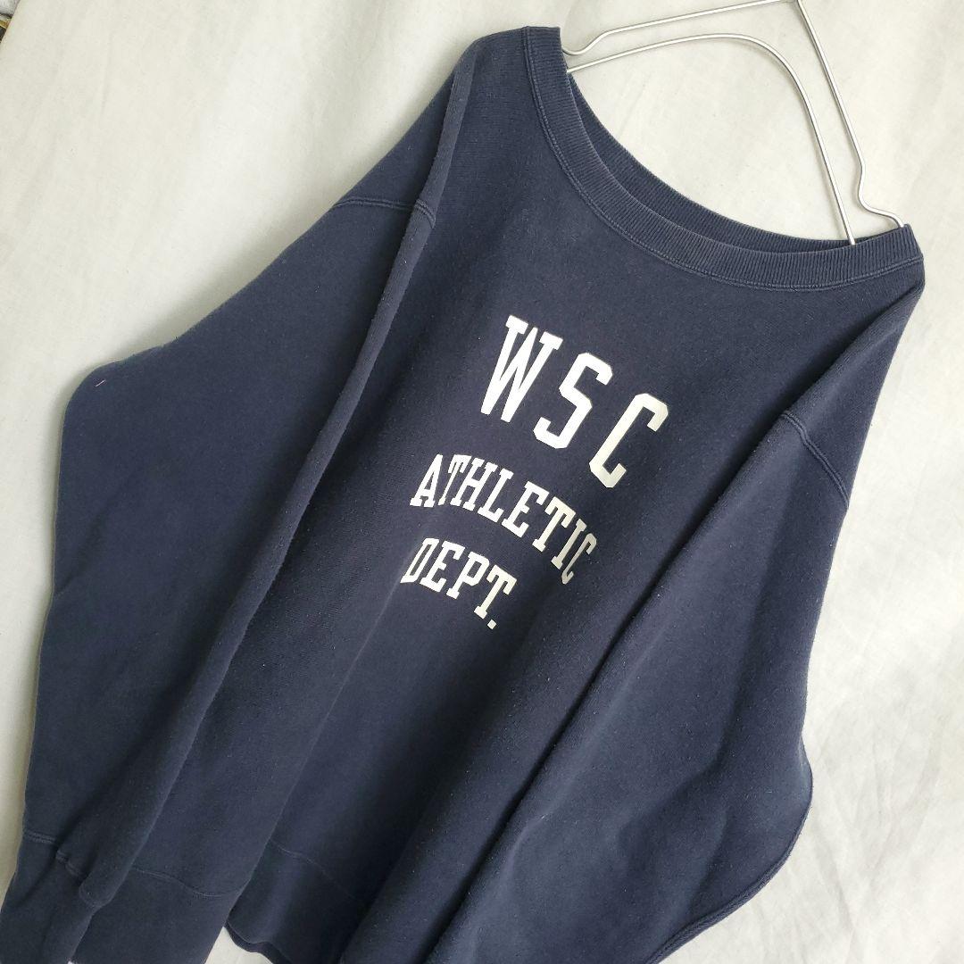 70s 青タグ 復刻 Champion リバースウィーブスウェット WSC - メルカリ