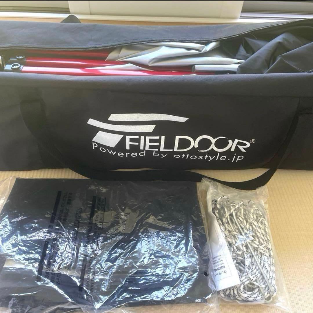 新品　フィールドア　FIELDOOR タープテント 2.5m サイドシート付