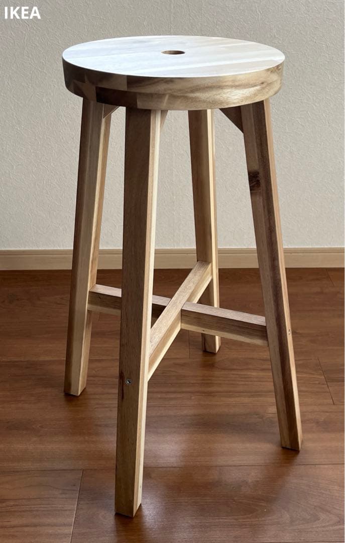 IKEA】SKOGSTA スコグスタ スツール カウンターチェア アカシア材