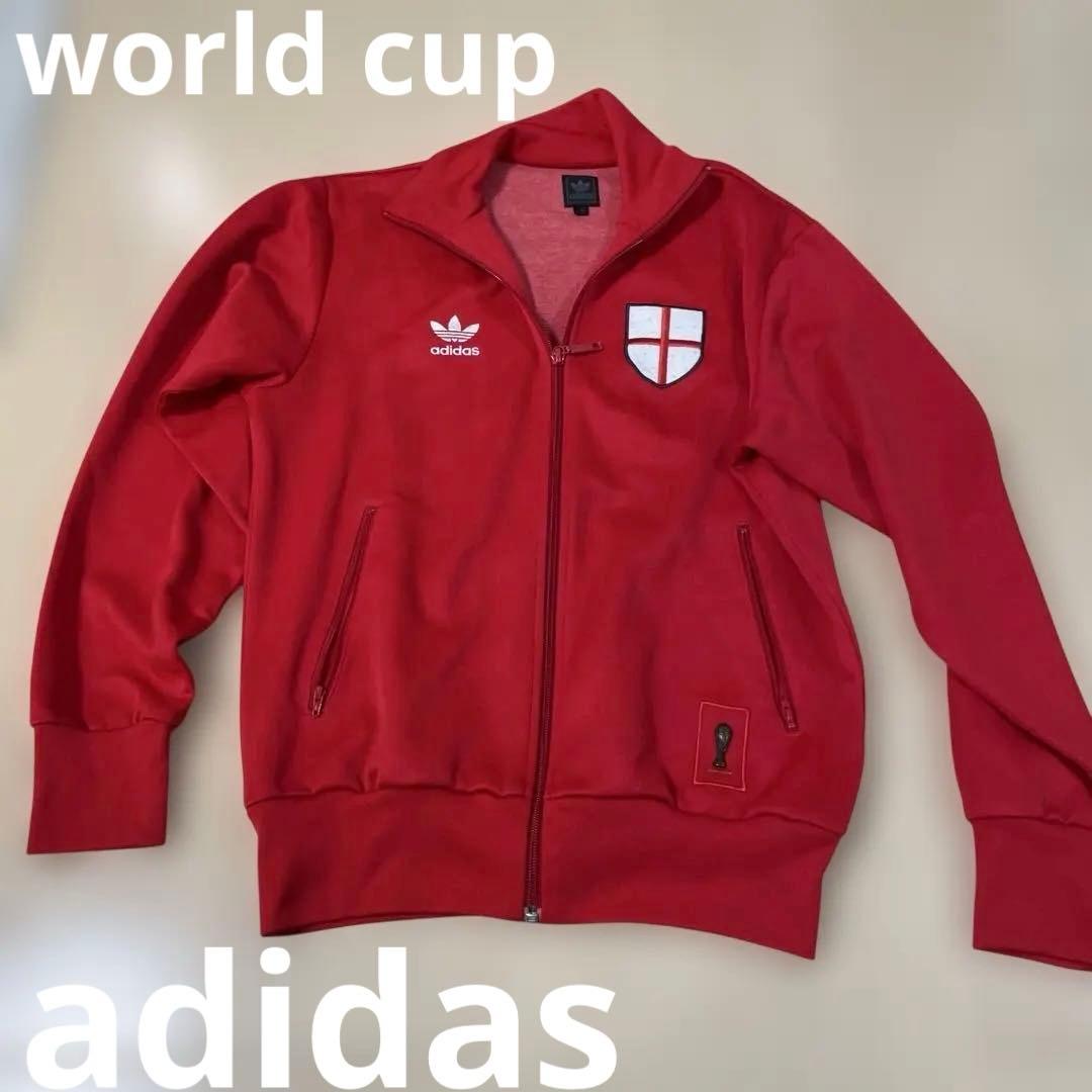 adidas イングランドエンブレム 赤ジャージ M トラックトップ adidas イングランドエンブレム 赤ジャージ M トラックトップ - メルカリ