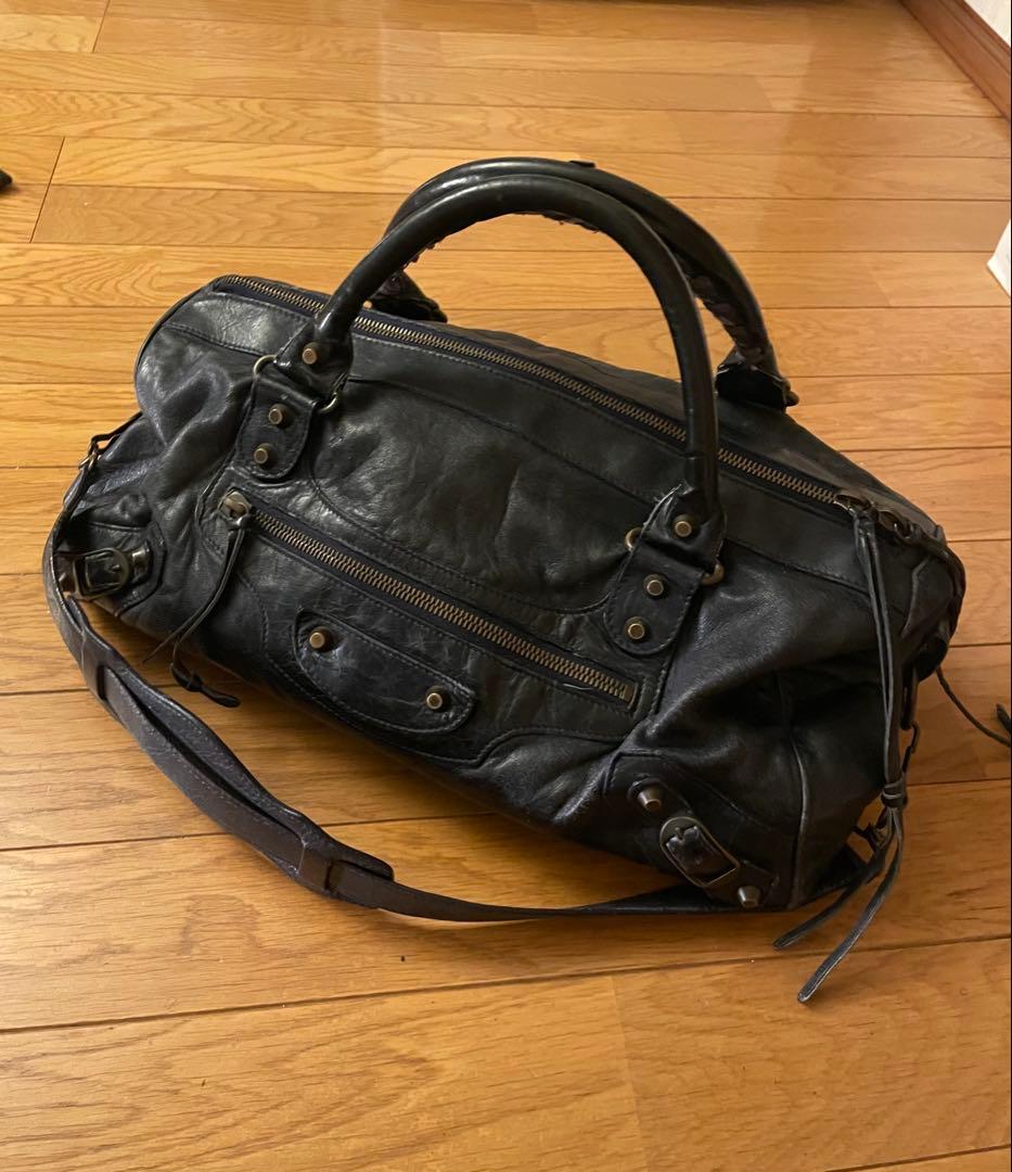 BALENCIAGA THE TWIGGY 2WAYバッグ BALENCIAGA The Twiggy 2Way Duffle Shoulder Bag Handbag Vintage