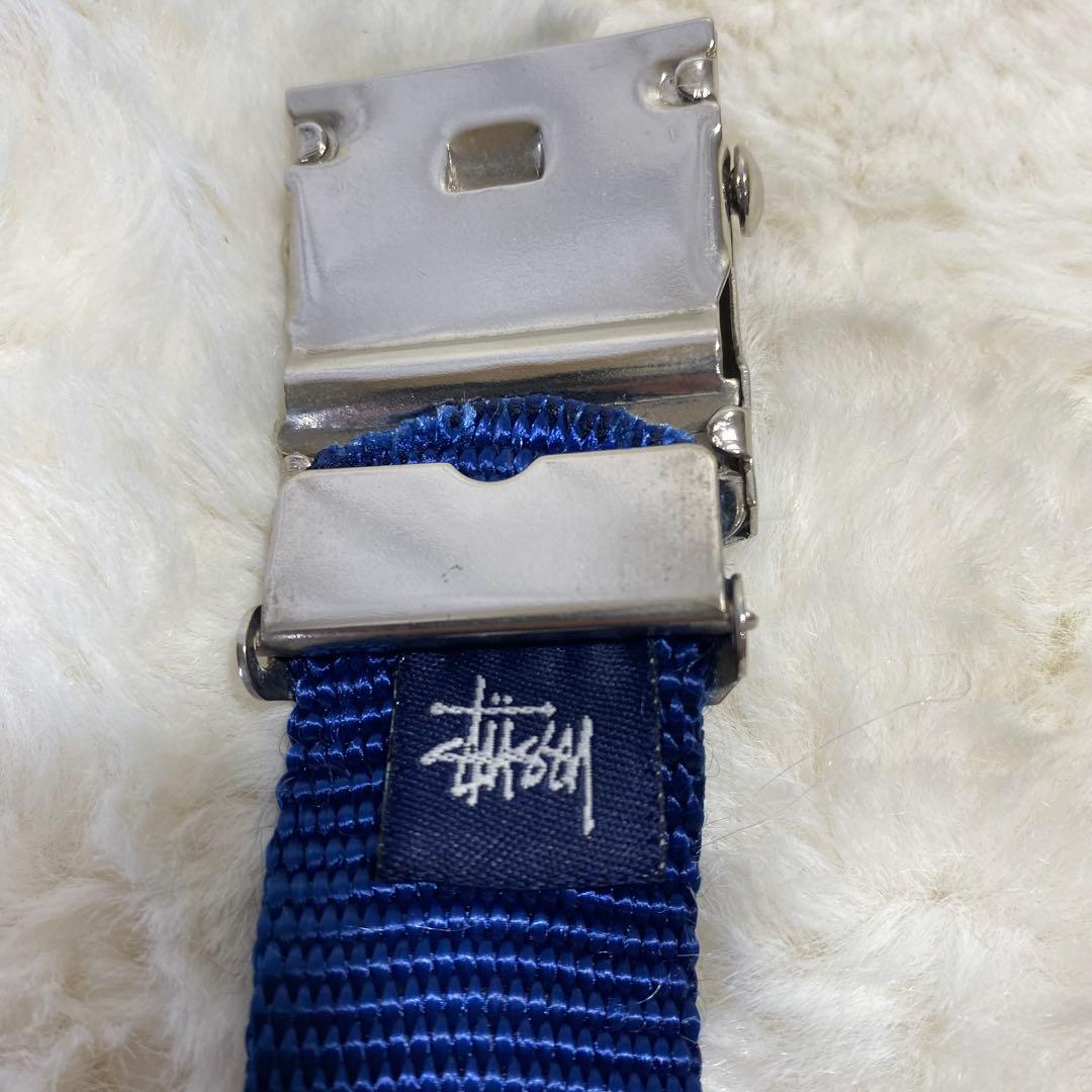 STUSSY ガチャベルト ネイビー レア - メルカリ