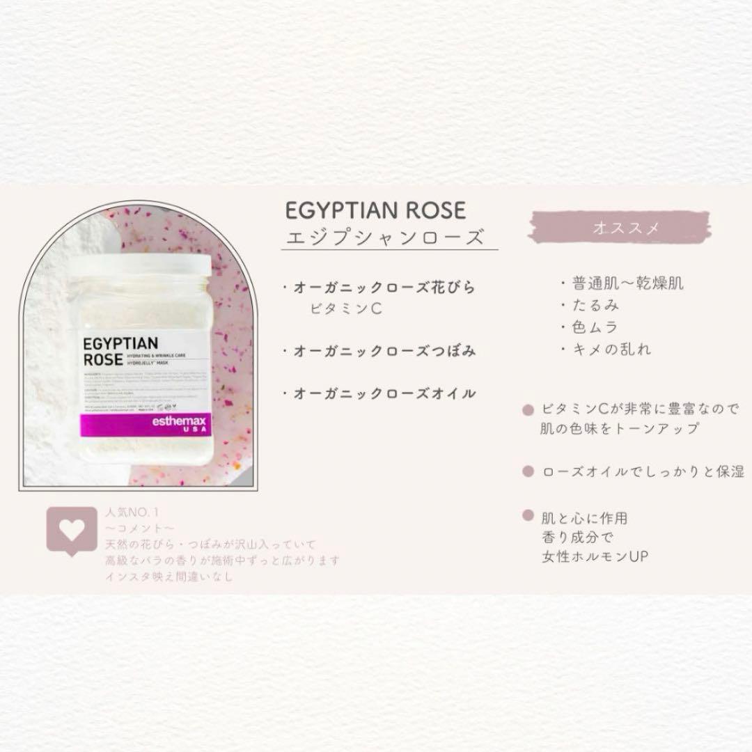 ハイドロジェリーマスク 1回分 30g個包装 エジプシャンローズ - メルカリ