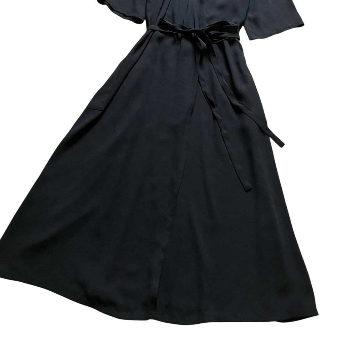 新品◇2024SS◇アニエスベー カシュクール ローブドレス ワンピース 38